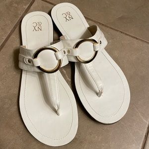 White  NY&C sandals